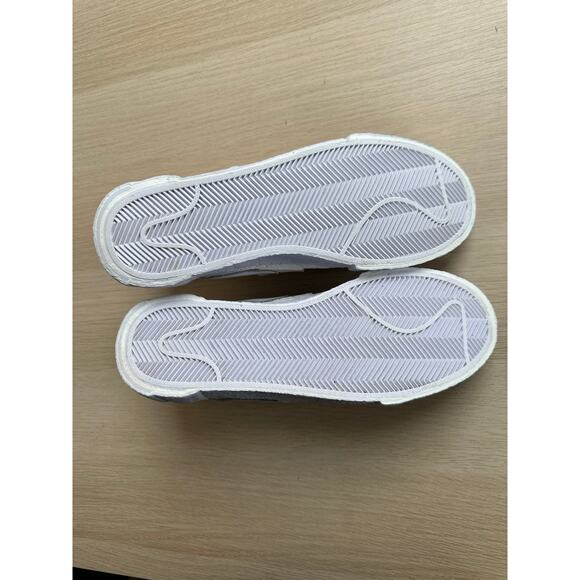 Nike x Sacai Blazer Low White Patent Size 7.5M - LIKE NEW - Picture 6 of 6